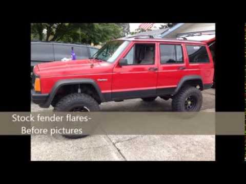 how to remove xj fenders
