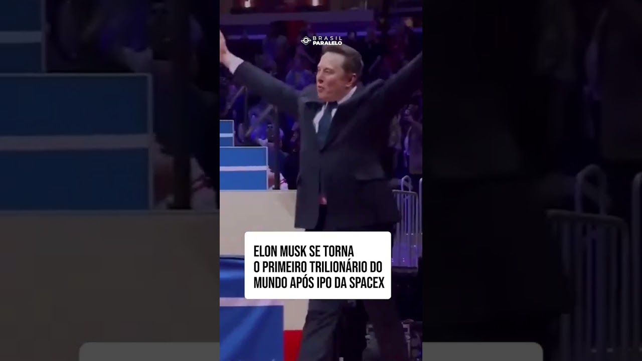 Elon Musk se tornou o primeiro trilionário da história
