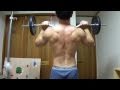 shoulder Press  バーベルショルダープレス　ドロップセット　48kg