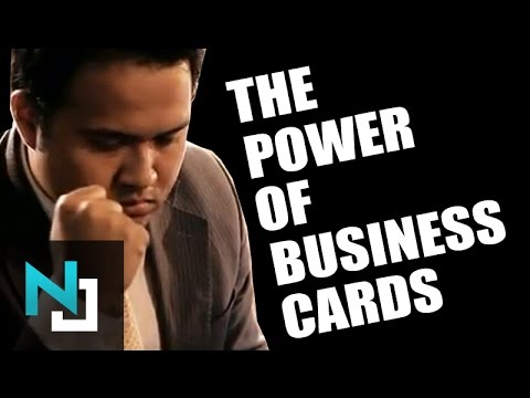 The POWER of business card!