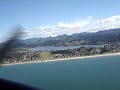 Landing cessna 172 Pauanui New Zealand Landing cessna 172 Pauanui New Zealand
