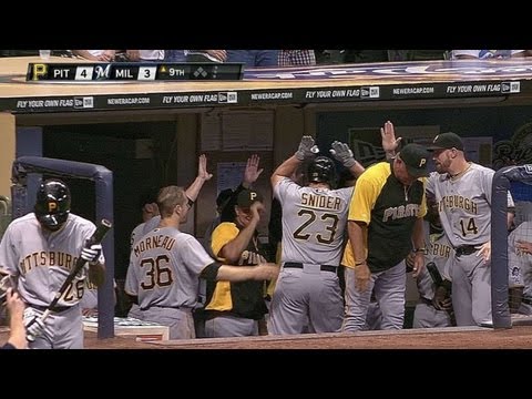 Video: Snider's clutch homer puts Bucs up in ninth