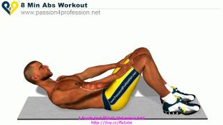 8 Min Abs Workout how to have six pack ( HD Versio