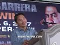 FH VIDEO: PACQUIAO-BARRERA POST-FIGHT PRESS CONFERENCE PT. 1