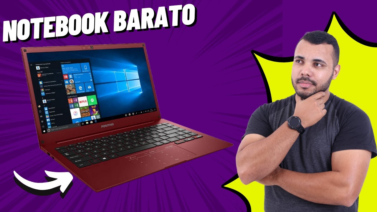 Unboxing Notebook Positivo Motion Red Q232B Intel Quad Core - 2GB eMMC 32GB 14” Windows 10