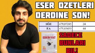 2 DK’da Tüm Önemli Eser Özetleri! YKS Edebiya