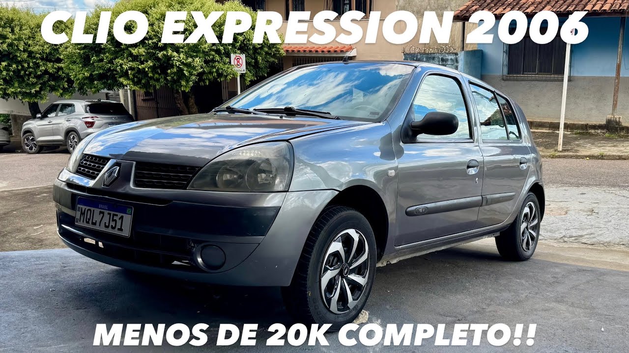 AVALIAÇÃO RENAULT CLIO EXPRESSION 2006 - UM CARRO COMPLETO ABAIXO DOS 20 MIL!! (QUE NÃO PAGA IPVA!!)