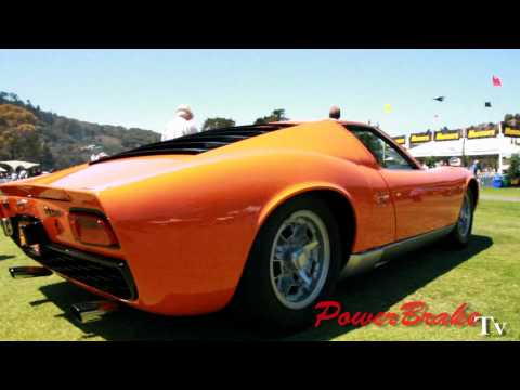 Lamborghini Miura at Concorso Italiano on Power Brake TV