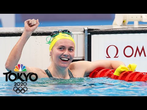 Ariarne Titmus dethrones Katie Ledecky for women's 400m freestyle gold | Tokyo Olympics | NBC Sports
