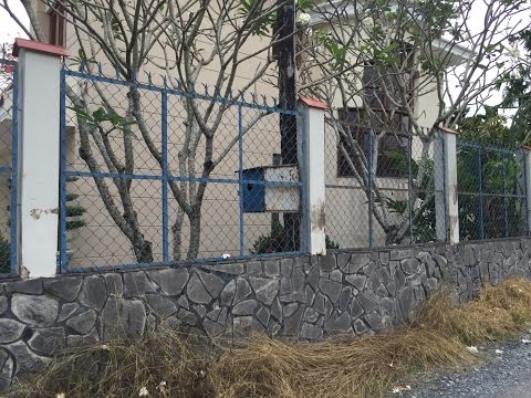 Kho Tư liệu Xây dựng - Hàng rào lưới B40 | Tường rào bằng cột, tường xây, lưới B40