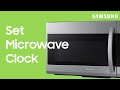 How To Set Clock On Samsung Smart Oven