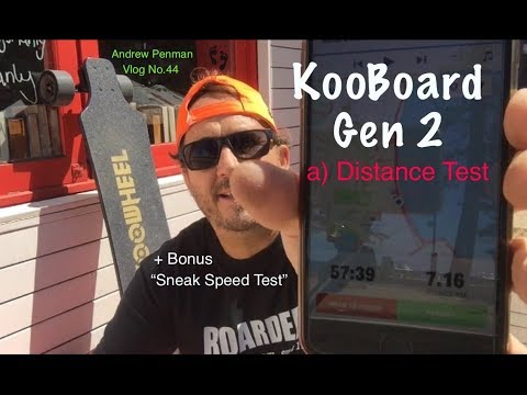 video-linktoworks-Koowheel Gen 2 Electric Skateboard "KooBoard" Distance...