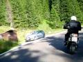 Pass Pordoi Auffahrt West Ost