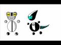 ben 10 greymatter and xlr8 bubbles paintings