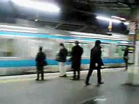 Train in Yokohama,Japan (JR Keihin-Tohoku Line)