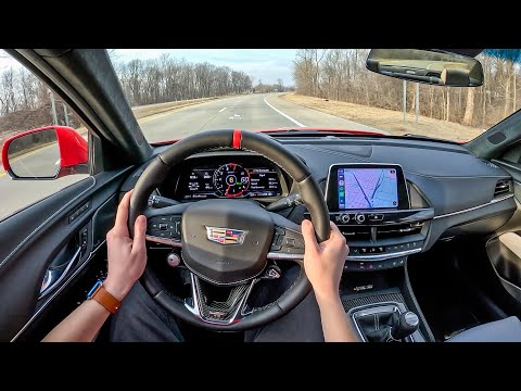 2024 Cadillac CT4-V Blackwing 6MT - POV Test Drive (Binaural Audio)