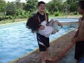 Tirados a la piscina contra su voluntad-Comunidad Cristiana de Asuncion 2009