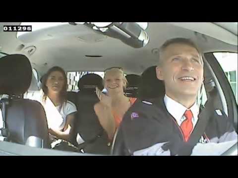 norwegian - Press the = symbol in the lower right side corner for subtitles. Norwegian Prime Minister Jens Stoltenberg drives taxi in Oslo. Official video with more peop...