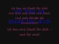 Cassandra Steen ft Adel Tawil - Stadt (Lyrics)