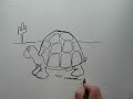 HOW TO DRAW A CARTOON PRAIRIE TORTOISE HOW TO DRAW A CARTOON PRAIRIE TORTOISE
