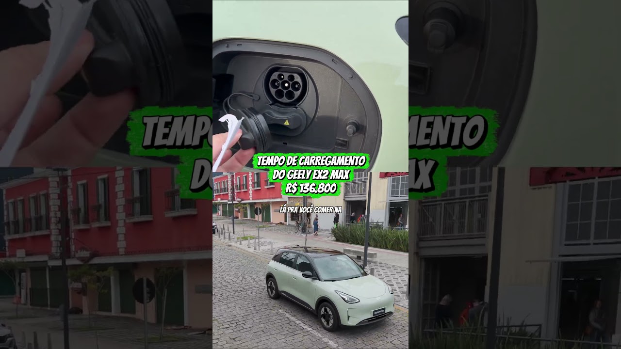 Quanto tempo demora pra carregar o Geely EX2? ⚡🚙