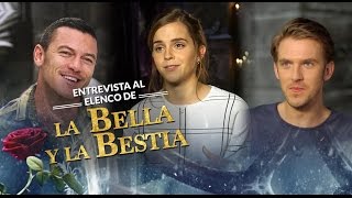 La Bella y la Bestia, entrevista al elenco.