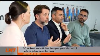 CC luchará en la UE para el control de la residencia en las islas