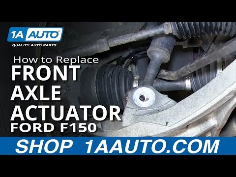 How To Install replace Front Axle Actuator 2004-2013 Ford F150
