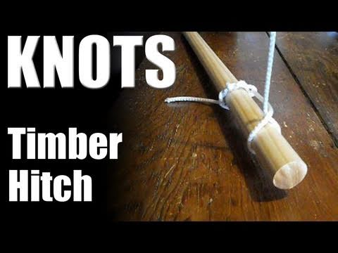 how to timber hitch knot