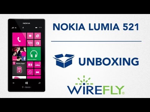 Unboxing T-Mobile Nokia Lumia 521 by Wirefly