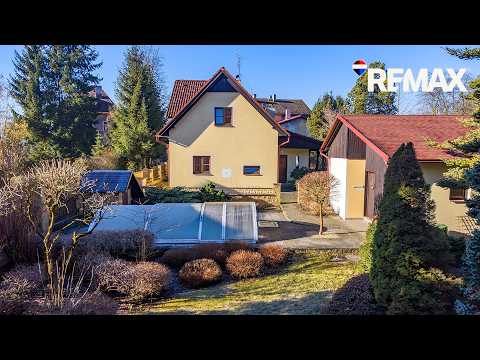 Video Prodej menšího domu po rekonstrukci s krásnou zahradou a bazénem ve Skalici u České Lípy