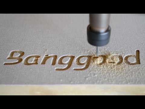 V bit from Banggood on CNC