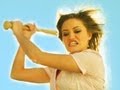 CHICK BASHES COMPUTERS! Office Space fax machine parody!