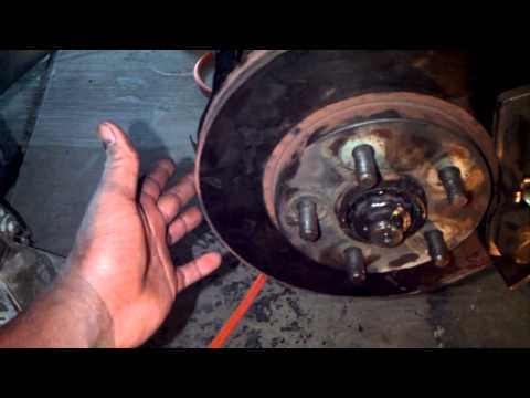 How to Remove and install front wheel bearings and hub assembly Dodge Neon