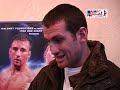 All the action and interviews from today's weigh in