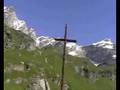 NATURALISTIC FOOLISH SILLY LAYING OF HUGE CROSS IN CERVINIA