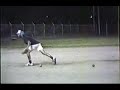 Softball pitcher gets creamed