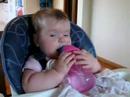 clairy and the water bottle