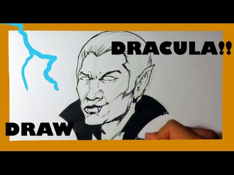 video-linktoworks-How to Draw Dracula - Halloween Drawings