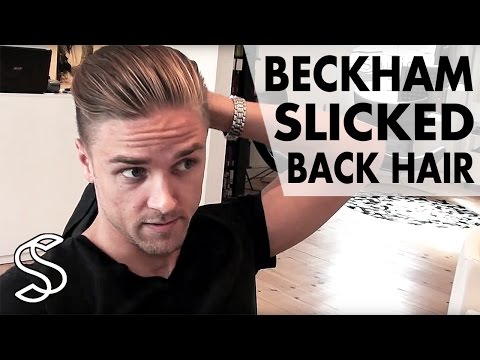 how to properly slick back hair