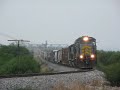 KCSM algo rapido en Jesus Maria SLP con bonito paisaje //// kcsm fast train down a little hill