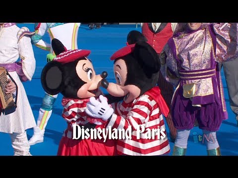 it's a small world 50th anniversary sing-along at Disneyland Paris, Tokyo, Hong Kong