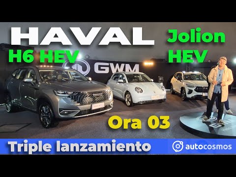 Triple lanzamiento de GWM en Argentina