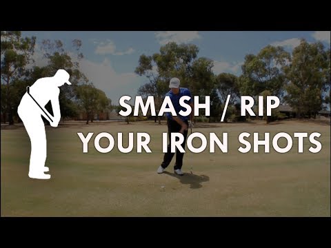 Smash/Rip your iron shots – Golf Instruction by Craig Hanson