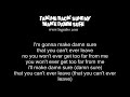 Make Damm Sure Lyric Taking Back Sunday