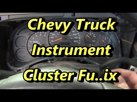 how to fix gm gauge cluster