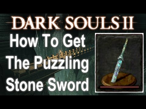 Dark Souls 2 How To Get The Puzzling Stone Sword DLC Weapon Crown Of The Sunken King