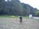 Springen mit Blitz