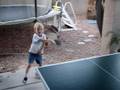 Ping pong 4 year old spaz