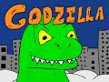 Godzilla Tries to Paint Easter Eggs
